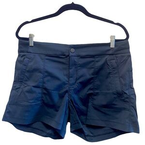 Athleta Trekkie North Shorts, Blue, Size 12
